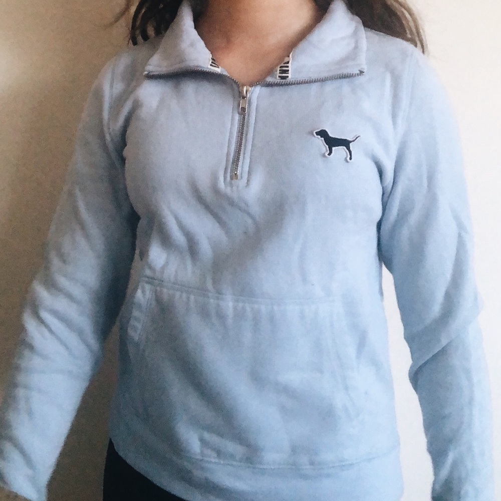 blue long sleeve